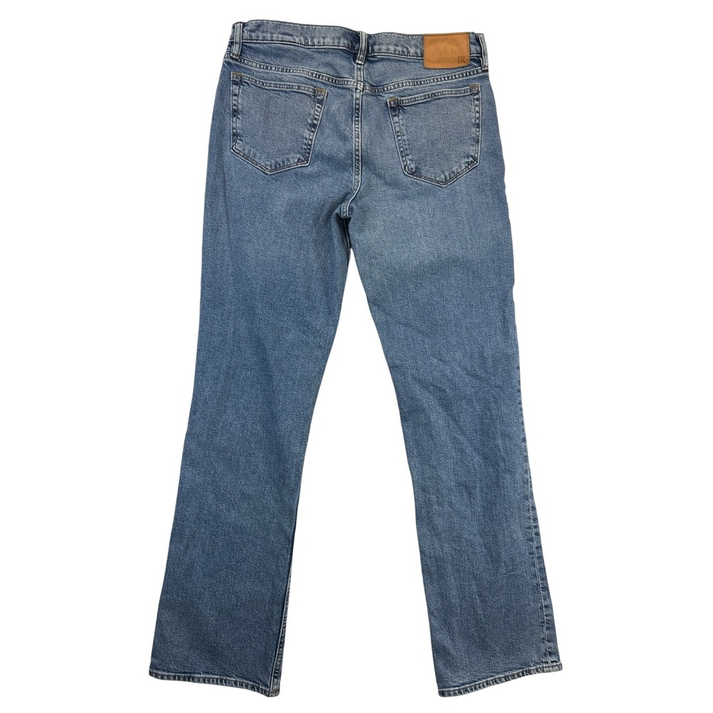 Banana Republic Jeans Mens 35x36 Blue Slim Fit Medium Wash Stretch Denim - Picture 2 of 9
